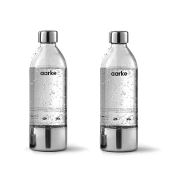 2 Aarke Carbonator Bottles 1L