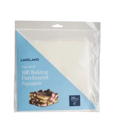 100 Baking Parchment Liner Paper Squares 20cm