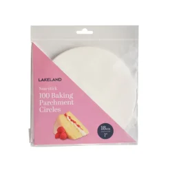 100 Baking Parchment Liner Paper Circles 18cm