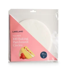 100 Baking Parchment Liner Paper Circles 20cm