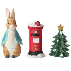 Beatrix Potter Peter Rabbit Christmas Cake Topper Set
