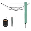 Brabantia 50M Lift-O-Matic Rotary Airer Bundle
