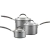 Circulon ScratchDefense Saucepans – Set of 3