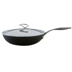 Circulon Style 30cm Hard Anodised Stir Fry Pan with Lid