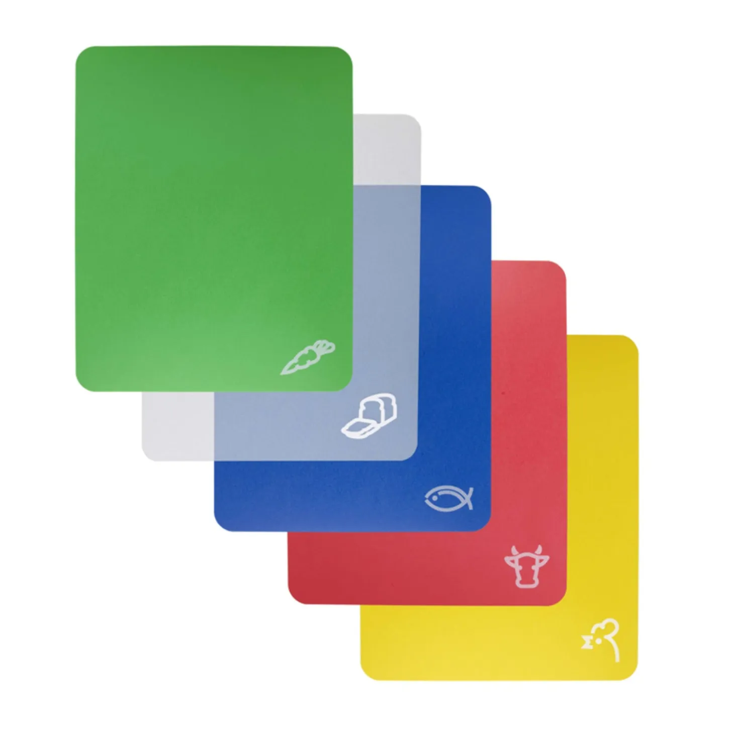 5 Colour-Coded Fleximats