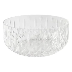 Crystal-Look Acrylic Large Serving Bowl