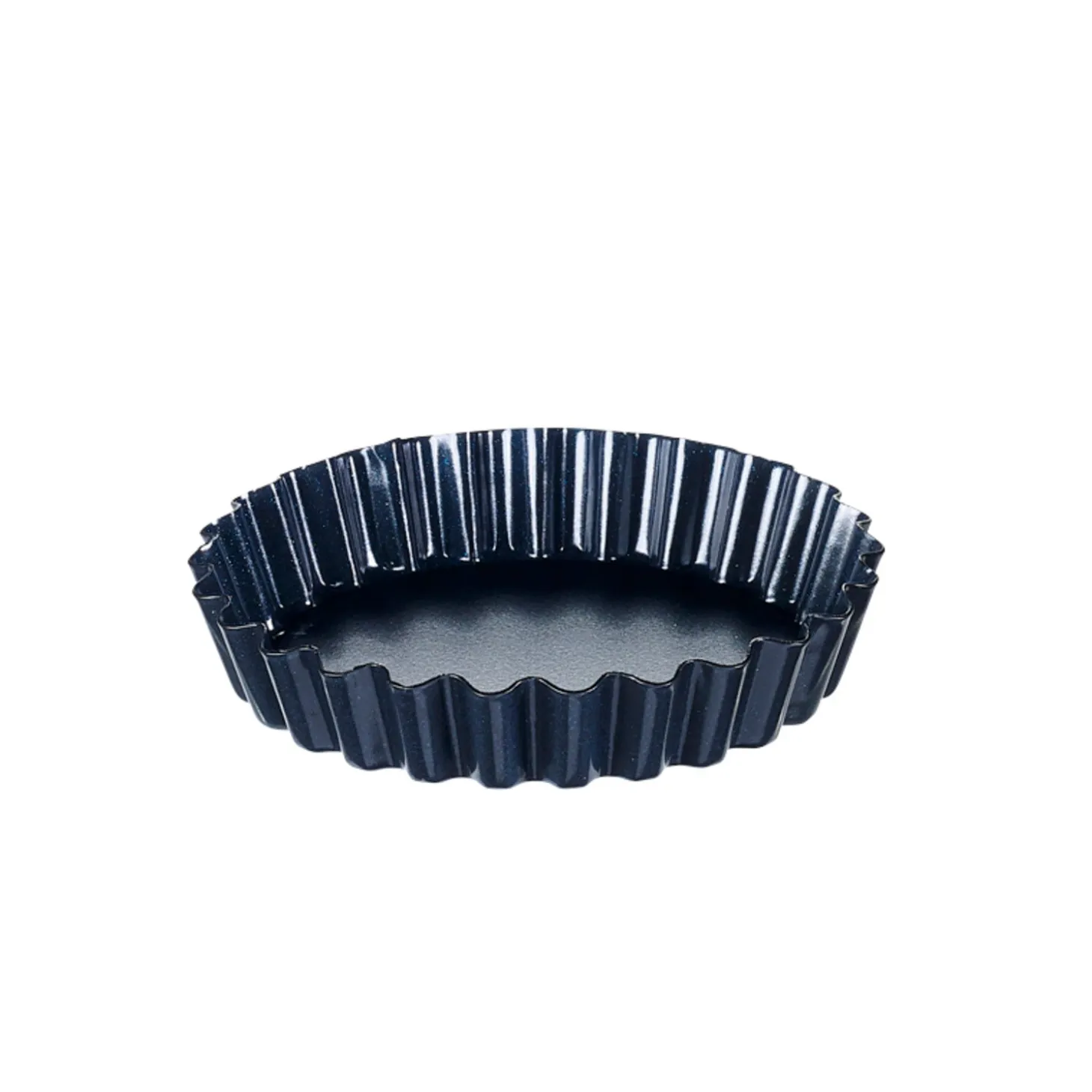 Diamond Blue Loose Based Mini Flan, Tart & Quiche Tins – Set of 4