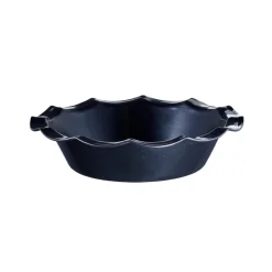 Diamond Blue Round Pie Dishes – Set of 4