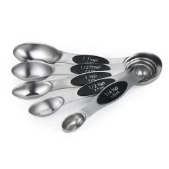 Double End Magnetic Measuring Spoons - Set of 5