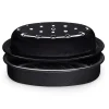 Enamel Self Basting Oval Roasting Tin with Lid