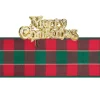 Extra Wide Christmas Cake Ribbon and Topper Set