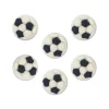 Football Sugar Toppers - Pack of 6