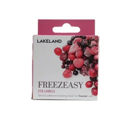 250 Freezeasy Plain White Adhesive Freezer Labels (2.5cm)