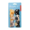 Kikkerland 6 Cat Bag Clips