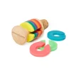 Kikkerland Rainbow Wine Rings & Stopper