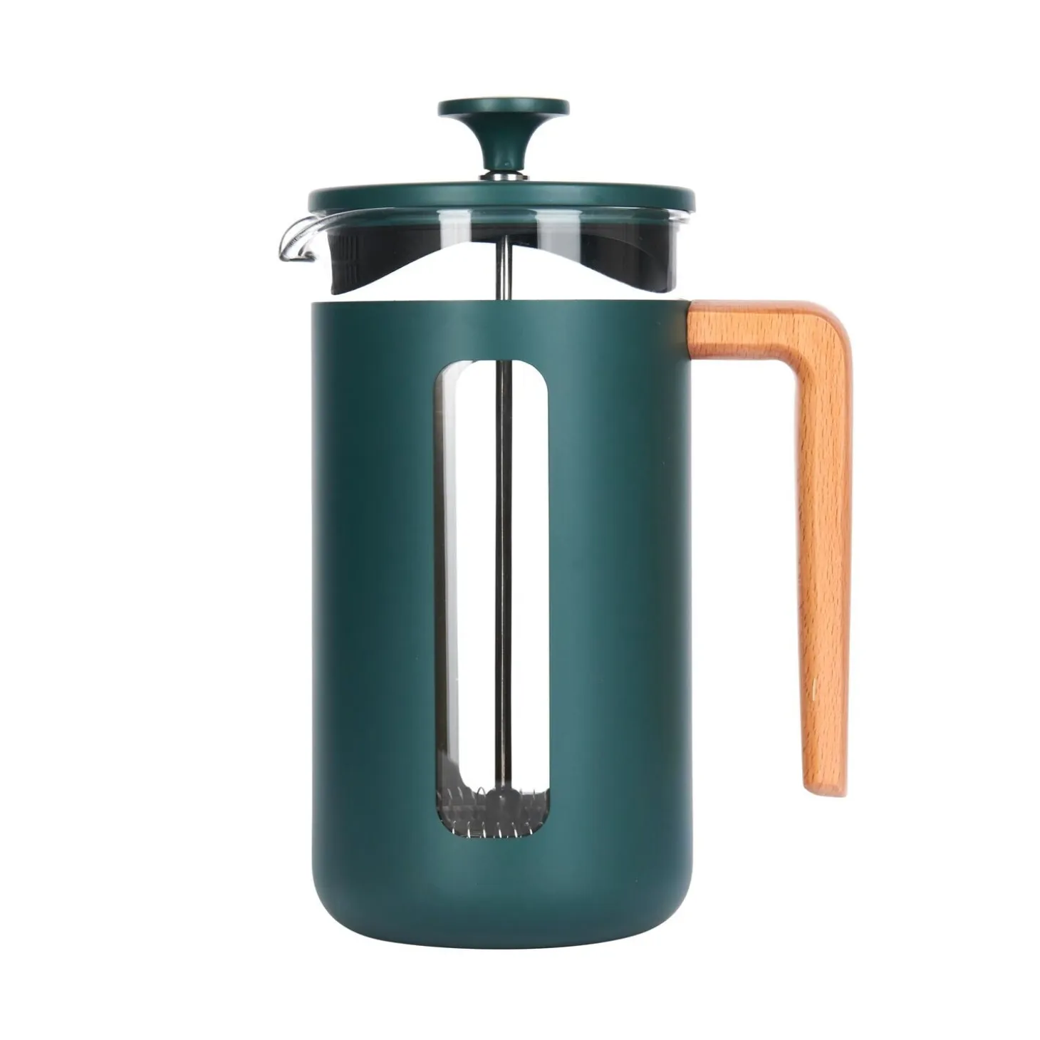 La Cafetière Pisa Stainless Steel Eight Cup Cafetière in Hunter Green LCPISA8CPGRNW