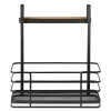 Lakeland Black Mesh Metal Over-Door Cupboard Organiser