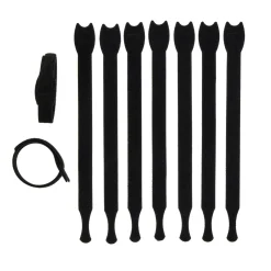 Lakeland Cable Hook and Loop Organisers – Pack of 15