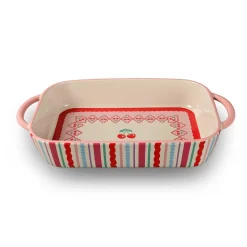 Lakeland Cherry Delight Medium Baking Dish