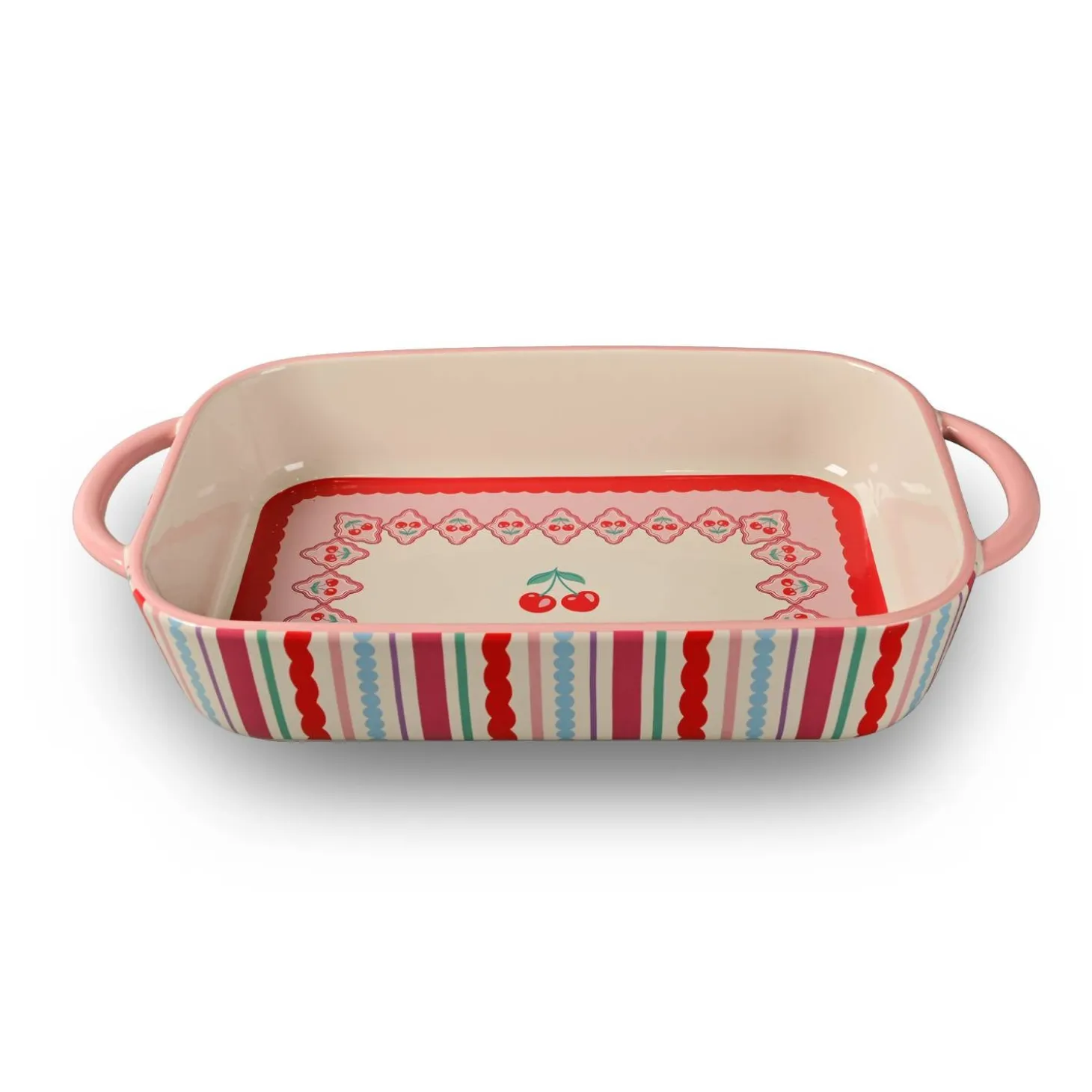 Lakeland Cherry Delight Medium Baking Dish