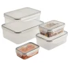 5 Lakeland Clip Rectangular Nestable Storage Containers