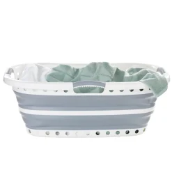 Lakeland Collapsible Hipster Laundry Basket 37L