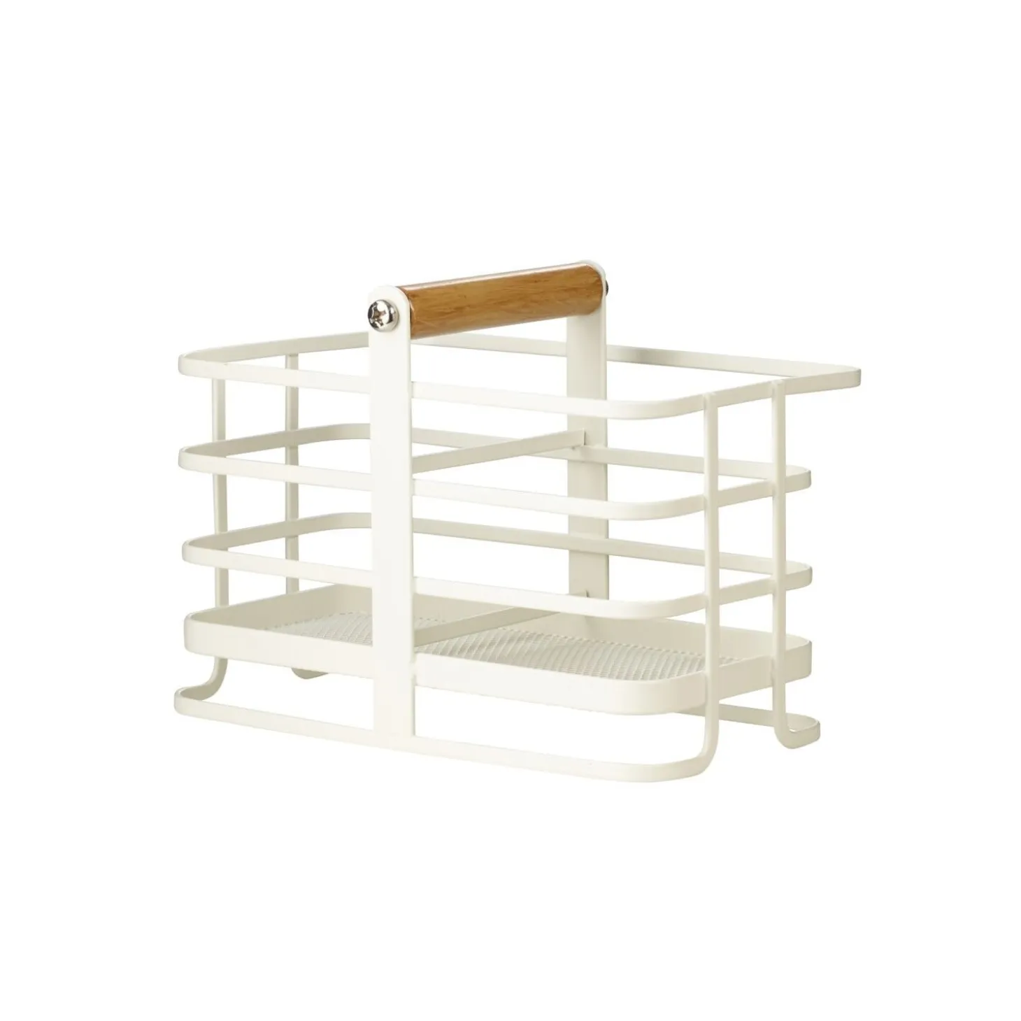 Lakeland Cream Mesh Metal Sink Tidy