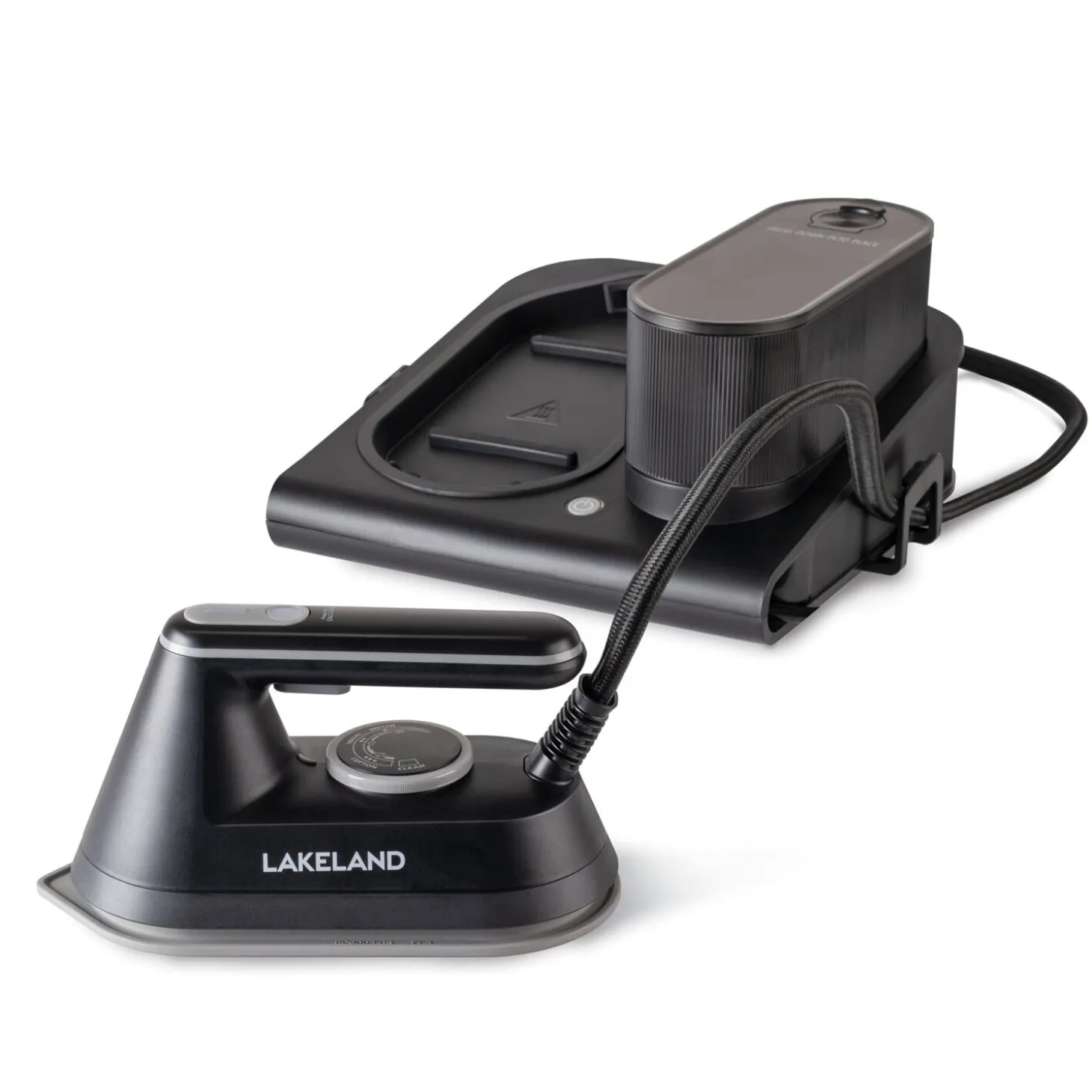 Lakeland 1.2L Steam Generator Iron on base