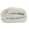 Lakeland Oatmeal Faux Mohair Throw