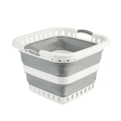 Lakeland Square Collapsible Laundry Basket 40L