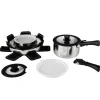 Lakeland Stainless Steel 14-Piece Easy Store Pan Set