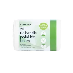 20 Lakeland Tie Handle Small Pedal Bin Liners – 25L