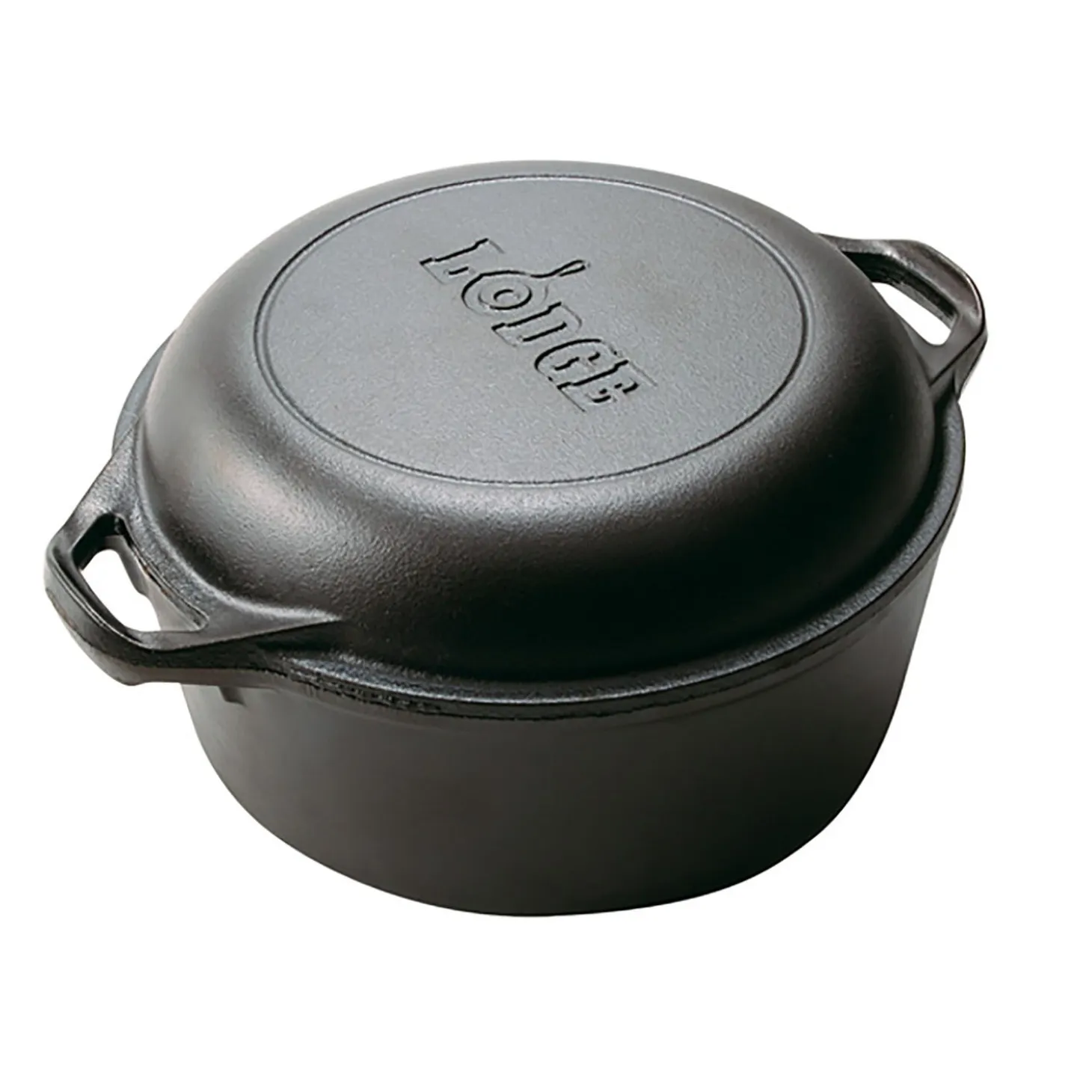 Lodge Cast Iron Double Dutch Oven 26cm