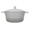 MasterClass 24cm Cast Aluminium Casserole Dish Grey Ombre