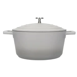 MasterClass 24cm Cast Aluminium Casserole Dish Grey Ombre