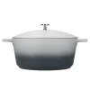 MasterClass 28cm Cast Aluminium Casserole Dish Grey Ombre