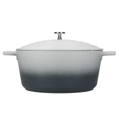 MasterClass 28cm Cast Aluminium Casserole Dish Grey Ombre
