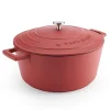 MasterClass 28cm Cast Aluminium Casserole Dish Red