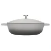 MasterClass 28cm Cast Aluminium Shallow Casserole Dish Grey Ombre