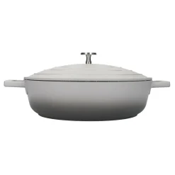 MasterClass 28cm Cast Aluminium Shallow Casserole Dish Grey Ombre