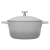MasterClass 20cm Cast Aluminium Casserole Dish Grey Ombre