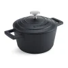MasterClass 16cm Cast Aluminium Casserole Dish Black