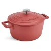 MasterClass 20cm Cast Aluminium Casserole Dish Red