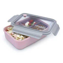 Melii Bento Box with Removable Compartment 1250ml - Pink