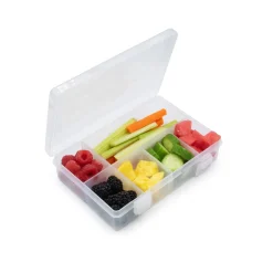 Melii Snackle Box with 8 Compartments - Clear