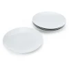 Mikasa Chalk 4-piece Porcelain Dinner Plate Set