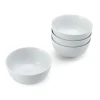 Mikasa Chalk 4-piece Porcelain Cereal Bowl Set