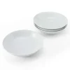 Mikasa Chalk 4-piece Porcelain Pasta Bowl Set