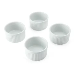Mikasa Chalk 4-piece Porcelain Ramekin Set