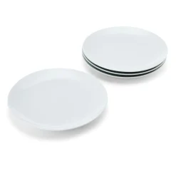 4 Mikasa Chalk Porcelain Side Plates